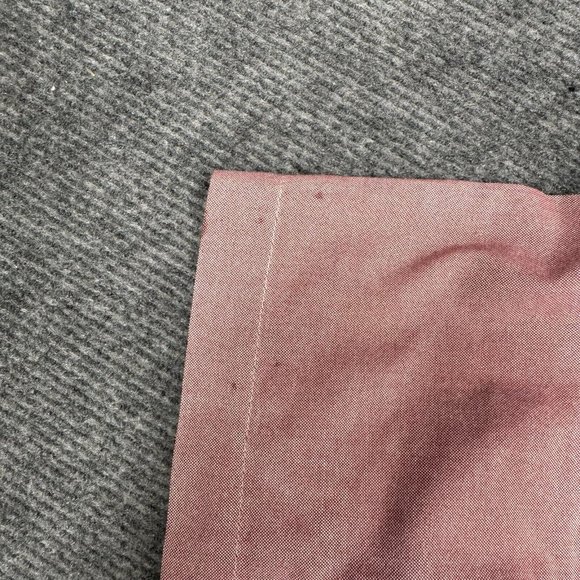 RVCA Men's Casual Button Up Shirt Pink Short Sleeve Slim Fit Size Medium M - Picture 6 of 8